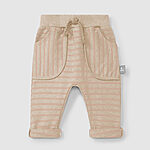 PANTALONI A RIGHE IN CALDO COTONE
